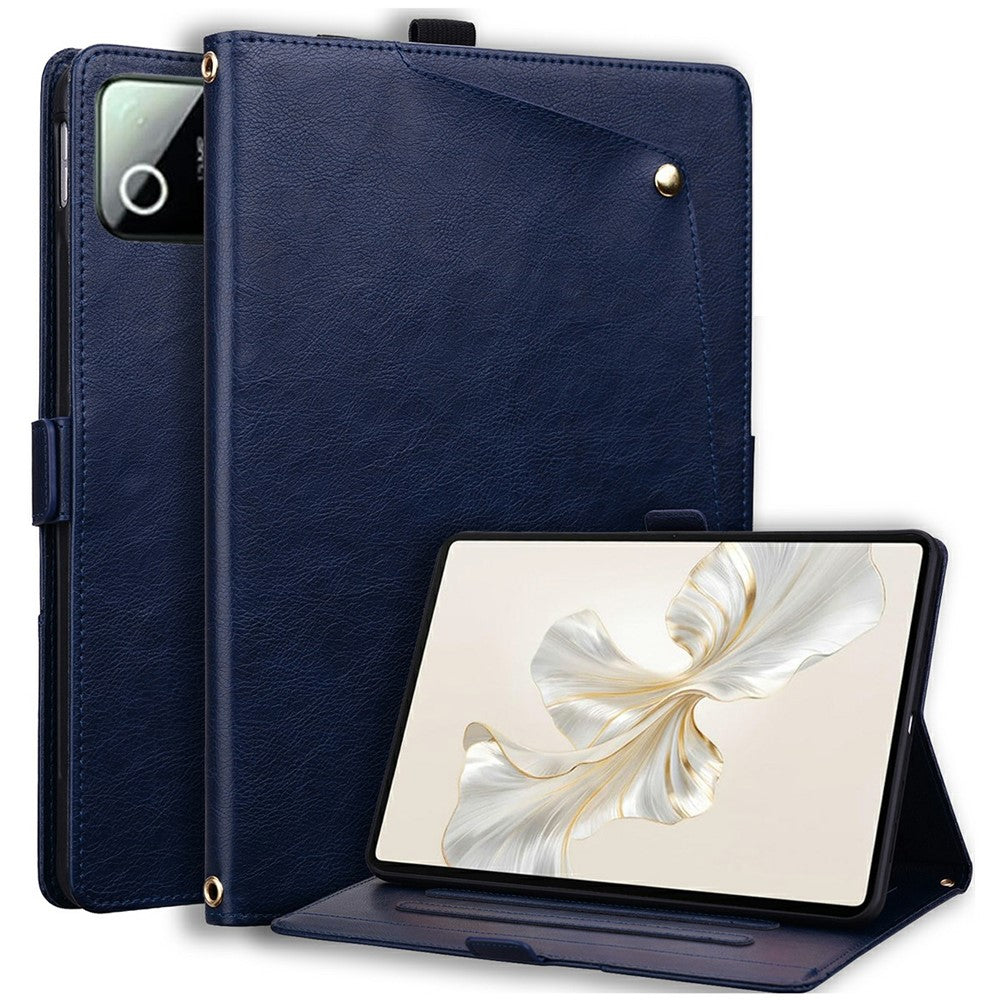 For Xiaomi Pad 7  /  Pad 7 Pro  /  Pad 8  /  Pad 8 Pro Case Front Pocket Business Leather Tablet Cover with Card Holder Stand