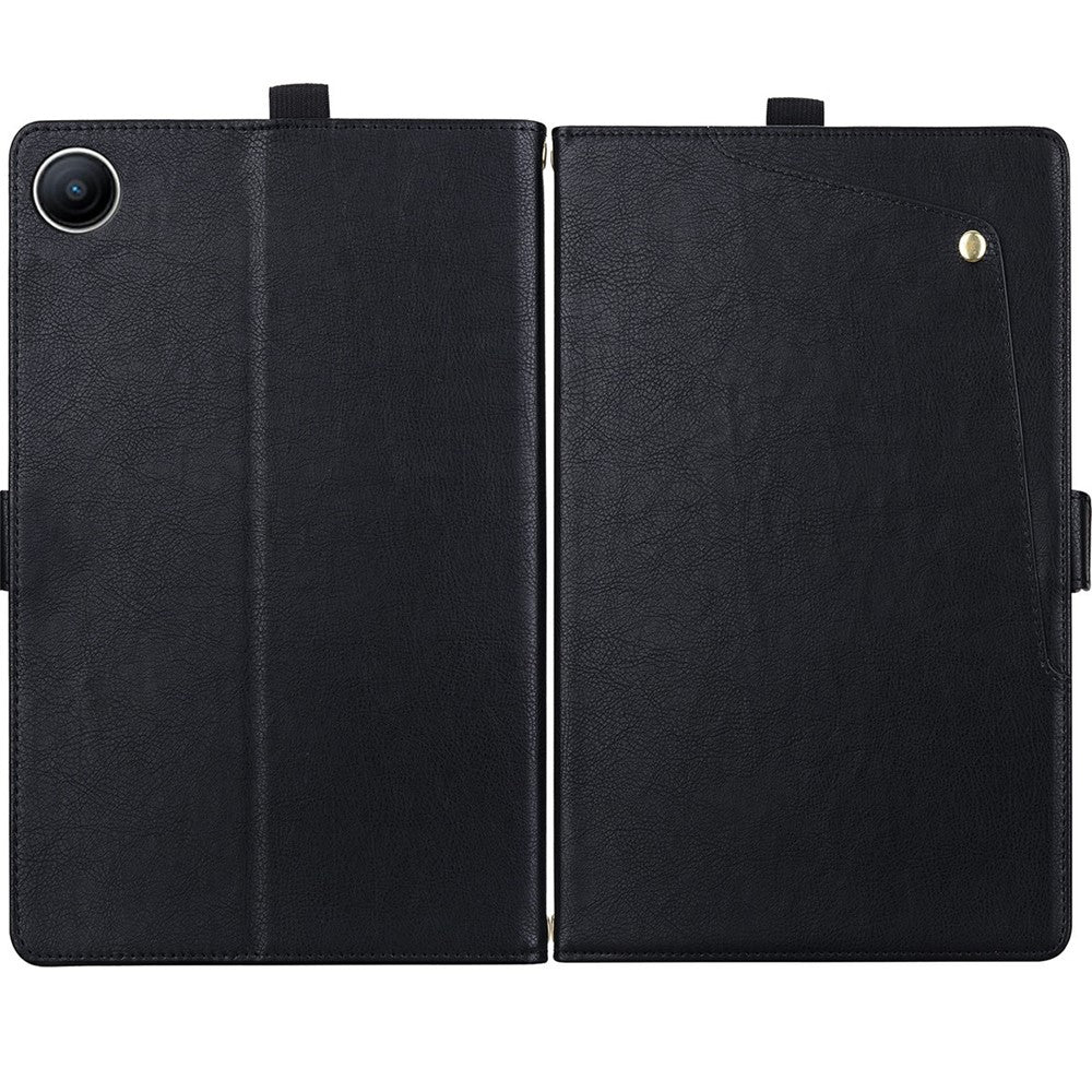 For Xiaomi Redmi Pad 2 SE  /  Pad 2 9.7  /  Poco Pad C1 Case Front Pocket Business Leather Tablet Cover with Card Holder Stand