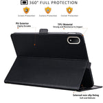 For Oppo Pad 4 Pro  /  Pad 5 Pro  /  OnePlus Pad 4  /  Pad 2 Pro  /  Pad 3  /  Pad 3 Pro Case Front Pocket Business Leather Tablet Cover with Card Holder Stand