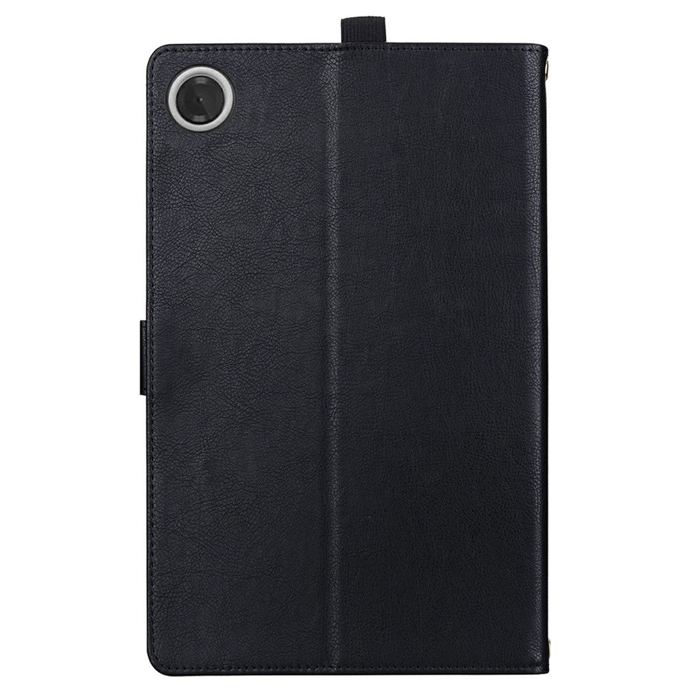 For Lenovo K9  /  Tab K9 Case Front Pocket Business Leather Tablet Cover with Card Holder Stand