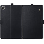 For Lenovo K9  /  Tab K9 Case Front Pocket Business Leather Tablet Cover with Card Holder Stand
