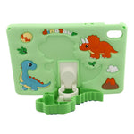 Dinosaur Tablet Case for Huawei MatePad SE 11 / MatePad 11 (2023) / (2021) , Retractable Kickstand Silicone Cover with Shoulder Strap