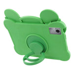 For Lenovo Xiaoxin Pad 11 2025 / 2024 / Tab M11 Case Rotating Kickstand Cute Frog Design Silicone Tablet Cover with Lanyard