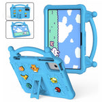 Tecknat EVA-surfplattefodral för Xiaomi Pad 6 / Pad 6 Pro / Redmi Pad SE / Redmi Pad 2 11 / Lenovo Tab M11 / Xiaoxin Pad 11 2024 / Idea Tab / Tab K11 Gen 2 / TECNO Megapad SE, Stöd, Barnvänligt, Stötsäkert fodral