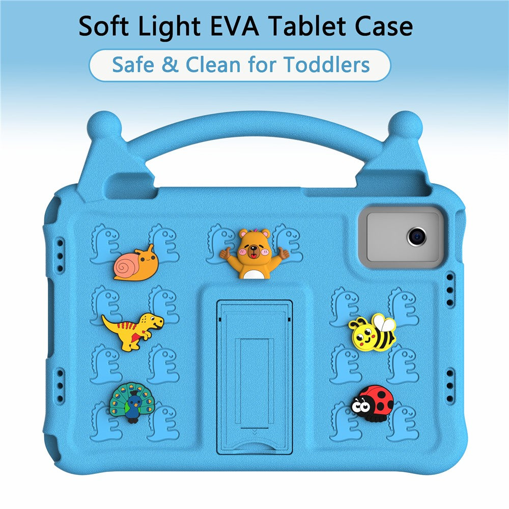 Tecknat EVA-surfplattefodral för Xiaomi Pad 6 / Pad 6 Pro / Redmi Pad SE / Redmi Pad 2 11 / Lenovo Tab M11 / Xiaoxin Pad 11 2024 / Idea Tab / Tab K11 Gen 2 / TECNO Megapad SE, Stöd, Barnvänligt, Stötsäkert fodral