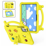 Tecknat EVA-surfplattefodral för Xiaomi Pad 6 / Pad 6 Pro / Redmi Pad SE / Redmi Pad 2 11 / Lenovo Tab M11 / Xiaoxin Pad 11 2024 / Idea Tab / Tab K11 Gen 2 / TECNO Megapad SE, Stöd, Barnvänligt, Stötsäkert fodral
