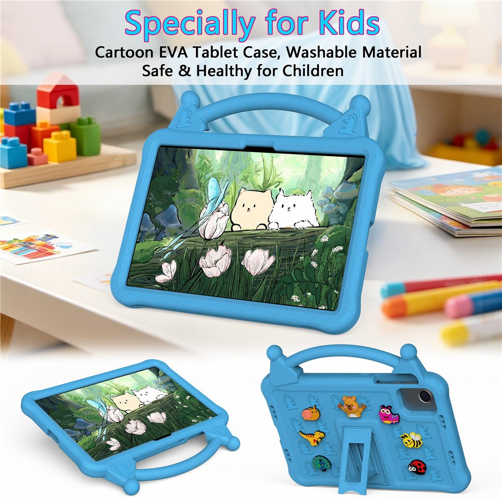Cartoon EVA Tablet Case for Honor Pad X10 Pro / X9 / X9a / X8 Pro , Kickstand Kid-Friendly Shockproof Cover