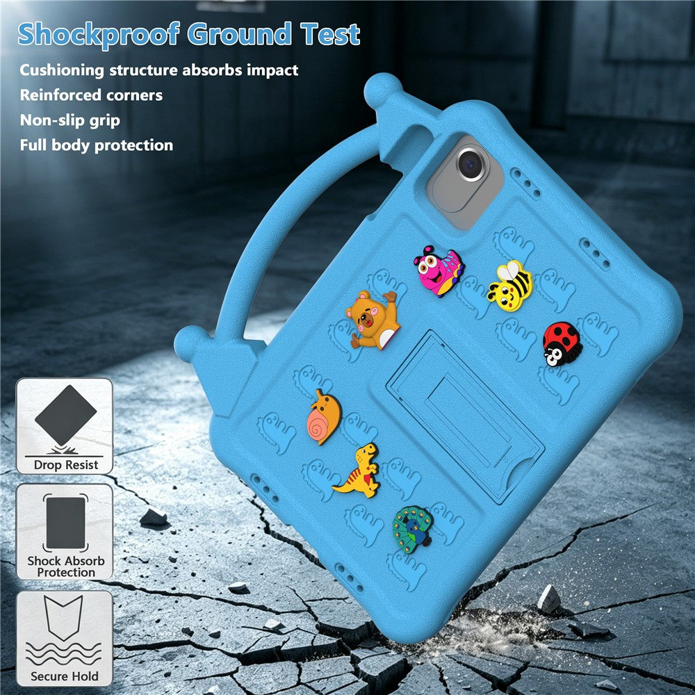 Cartoon EVA Tablet Case for Honor Pad X10 Pro / X9 / X9a / X8 Pro , Kickstand Kid-Friendly Shockproof Cover