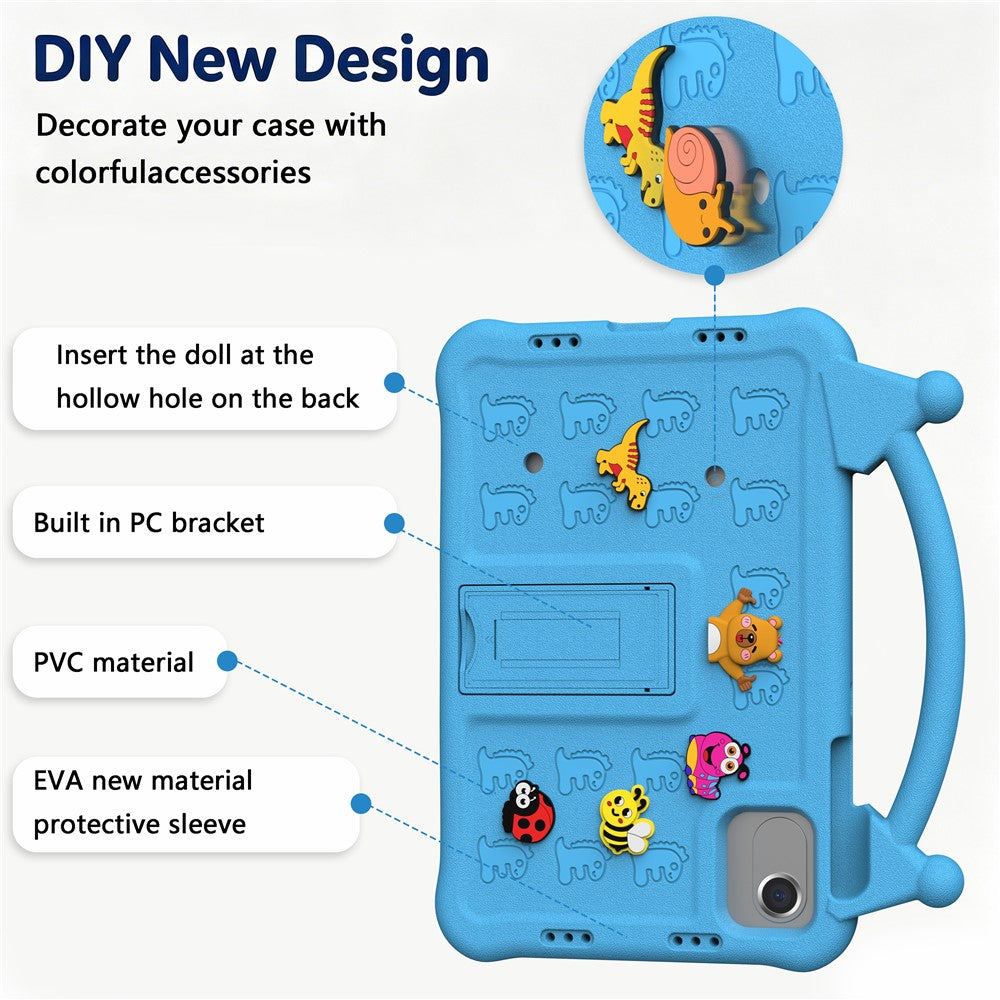 Cartoon EVA Tablet Case for Honor Pad X10 Pro / X9 / X9a / X8 Pro , Kickstand Kid-Friendly Shockproof Cover