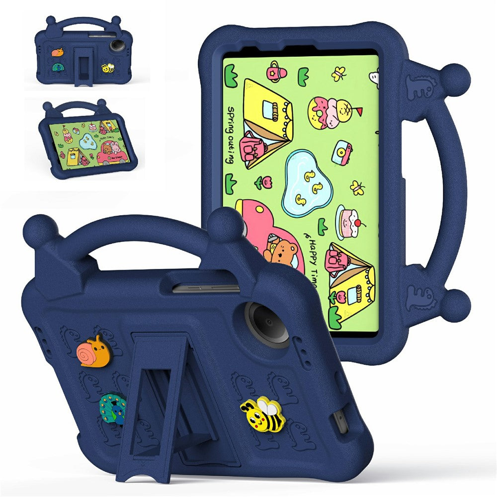 Til Xiaomi Redmi Pad SE 4G 8.7 tommer / Honor Pad X7 Cover Stander Børnevenligt Stødsikkert Tegnefilm EVA Tablet Cover