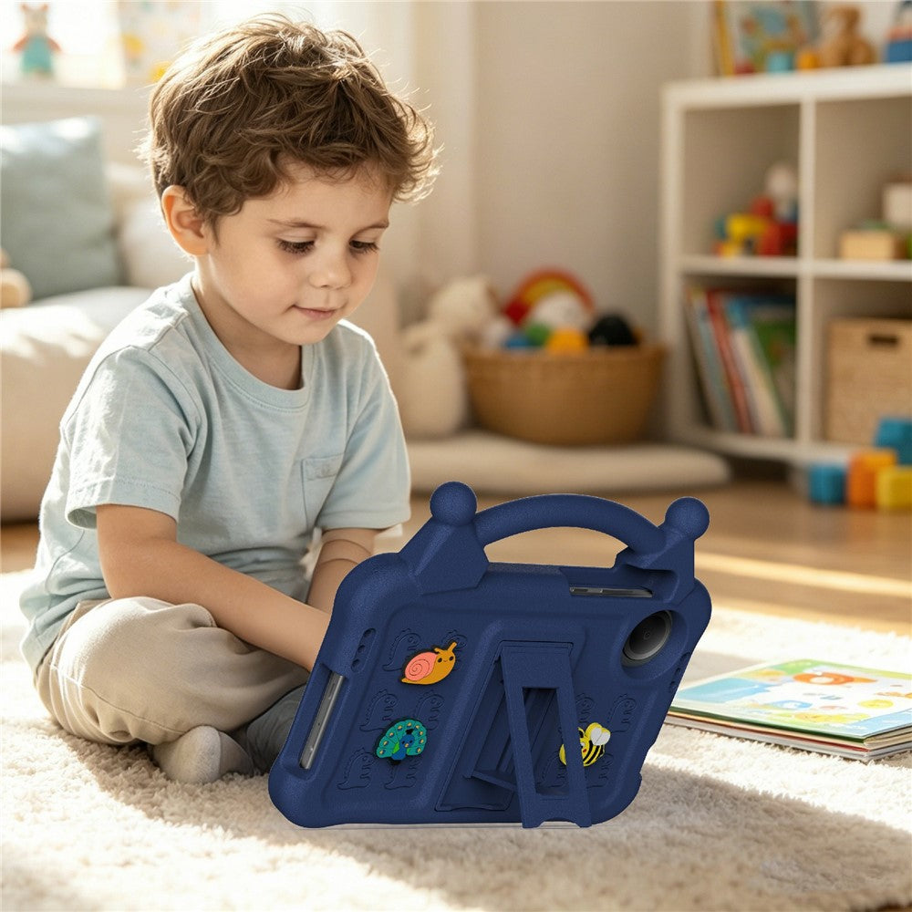 Til Xiaomi Redmi Pad SE 4G 8.7 tommer / Honor Pad X7 Cover Stander Børnevenligt Stødsikkert Tegnefilm EVA Tablet Cover