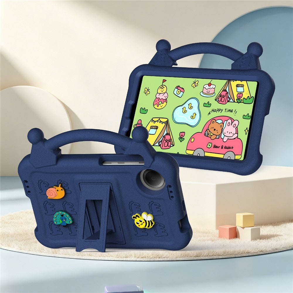 Til Xiaomi Redmi Pad SE 4G 8.7 tommer / Honor Pad X7 Cover Stander Børnevenligt Stødsikkert Tegnefilm EVA Tablet Cover