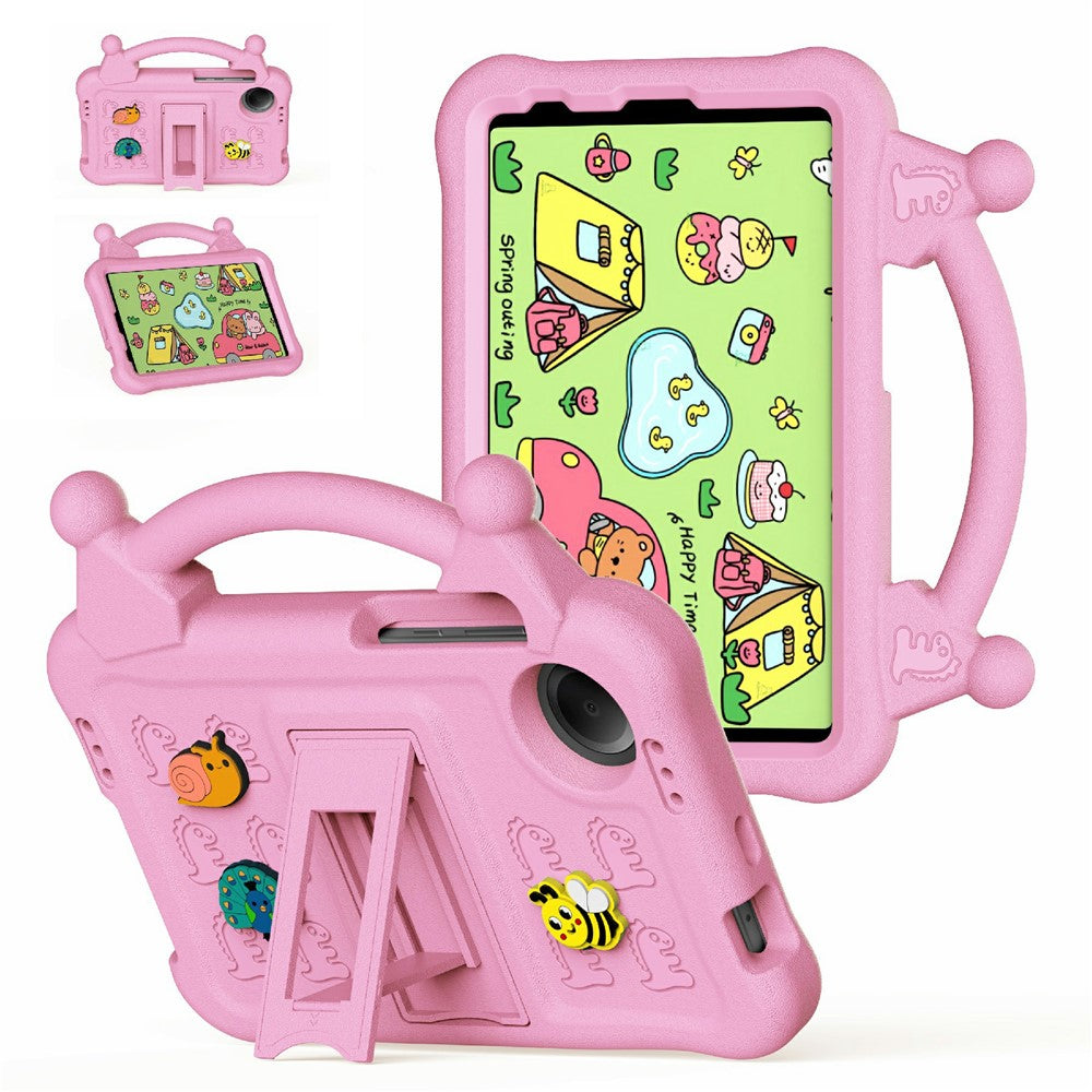 Til Xiaomi Redmi Pad SE 4G 8.7 tommer / Honor Pad X7 Cover Stander Børnevenligt Stødsikkert Tegnefilm EVA Tablet Cover