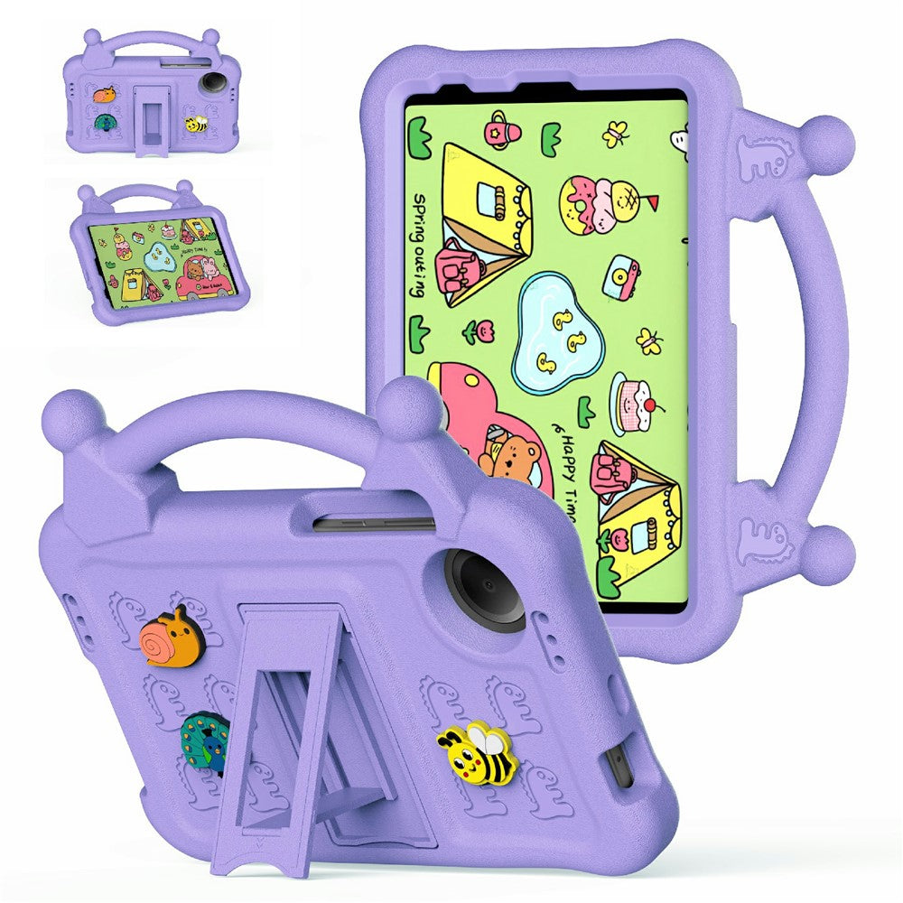 Til Xiaomi Redmi Pad SE 4G 8.7 tommer / Honor Pad X7 Cover Stander Børnevenligt Stødsikkert Tegnefilm EVA Tablet Cover
