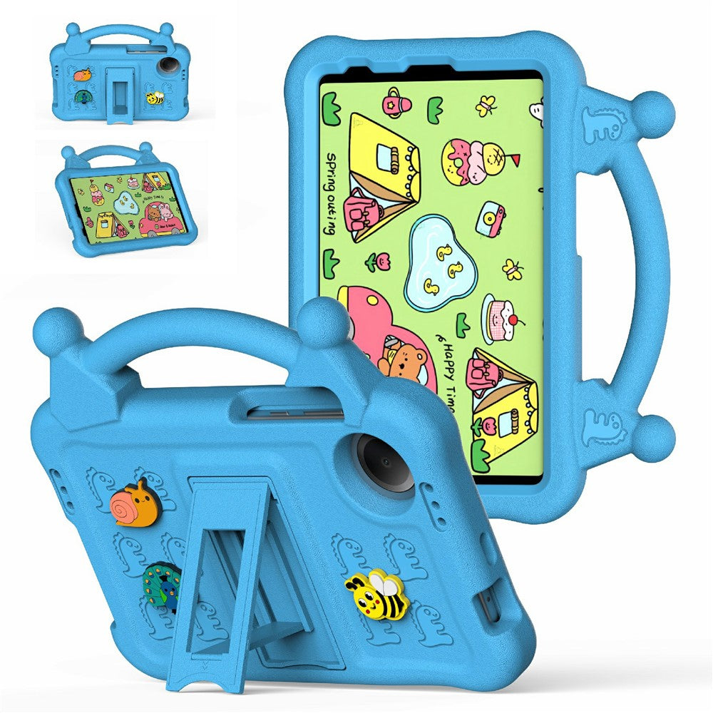 Til Xiaomi Redmi Pad SE 4G 8.7 tommer / Honor Pad X7 Cover Stander Børnevenligt Stødsikkert Tegnefilm EVA Tablet Cover