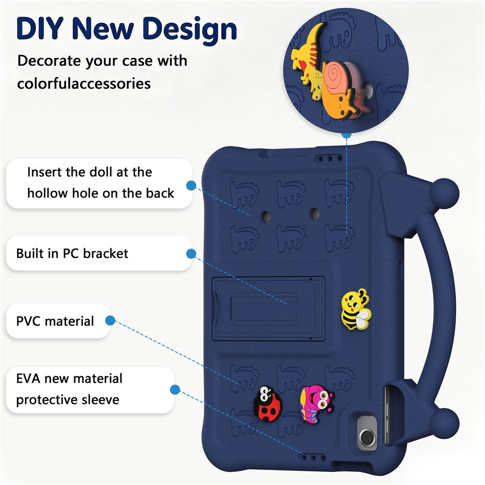 Cartoon EVA Tablet Case for Xiaomi Redmi Pad 2 SE / Pad 2 9.7 / Poco Pad C1 , Kickstand Kid-Friendly Shockproof Cover