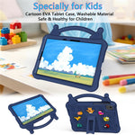 Cartoon EVA Tablet Case for Samsung Galaxy Tab S11 / Tab S10 FE / Tab S10 Lite / Tab S9 / Tab S8 / Tab S7 / Xiaomi Pad 5 / Pad 5 Pro , Kickstand Kid-Friendly Shockproof Cover