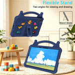 Cartoon EVA Tablet Case for Samsung Galaxy Tab S11 / Tab S10 FE / Tab S10 Lite / Tab S9 / Tab S8 / Tab S7 / Xiaomi Pad 5 / Pad 5 Pro , Kickstand Kid-Friendly Shockproof Cover