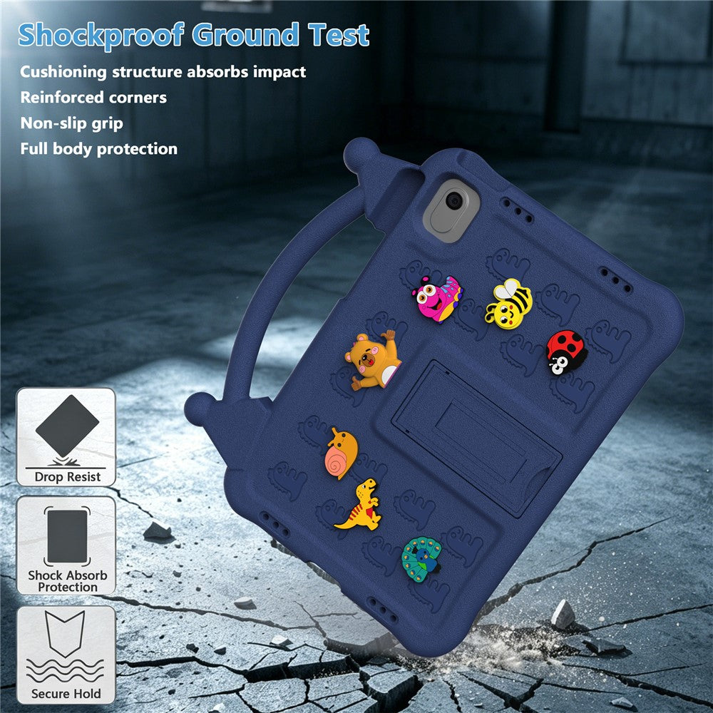 Cartoon EVA Tablet Case for Samsung Galaxy Tab S11 / Tab S10 FE / Tab S10 Lite / Tab S9 / Tab S8 / Tab S7 / Xiaomi Pad 5 / Pad 5 Pro , Kickstand Kid-Friendly Shockproof Cover