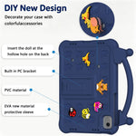 Cartoon EVA Tablet Case for Samsung Galaxy Tab S11 / Tab S10 FE / Tab S10 Lite / Tab S9 / Tab S8 / Tab S7 / Xiaomi Pad 5 / Pad 5 Pro , Kickstand Kid-Friendly Shockproof Cover
