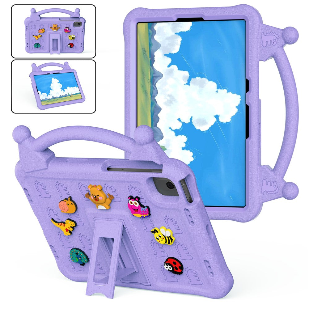 Cartoon EVA Tablet Case for Samsung Galaxy Tab S11 / Tab S10 FE / Tab S10 Lite / Tab S9 / Tab S8 / Tab S7 / Xiaomi Pad 5 / Pad 5 Pro , Kickstand Kid-Friendly Shockproof Cover