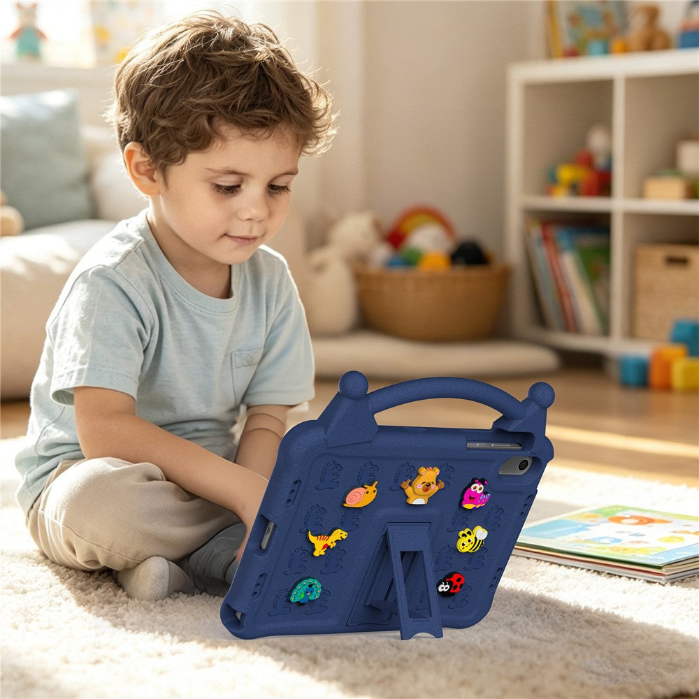 Tegneserie EVA Tablet Cover til Samsung Galaxy Tab A11+ / Tab A9+ / Honor Pad X9 / Pad X8a / Pad X8b, stødsikkert børnevenligt cover med støttefod