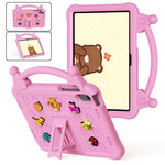 Tegneserie EVA Tablet Cover til Samsung Galaxy Tab A11+ / Tab A9+ / Honor Pad X9 / Pad X8a / Pad X8b, stødsikkert børnevenligt cover med støttefod