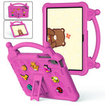 Cartoon EVA Tablet Case for Samsung Galaxy Tab A11+ / Tab A9+ / Honor Pad X9 / Pad X8a / Pad X8b, Kickstand Kid-Friendly Shockproof Cover