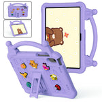 Cartoon EVA Tablet Case for Samsung Galaxy Tab A11+ / Tab A9+ / Honor Pad X9 / Pad X8a / Pad X8b, Kickstand Kid-Friendly Shockproof Cover
