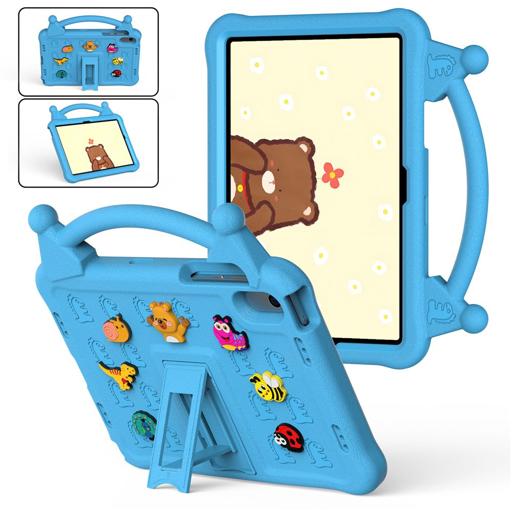 Cartoon EVA Tablet Case for Samsung Galaxy Tab A11+ / Tab A9+ / Honor Pad X9 / Pad X8a / Pad X8b, Kickstand Kid-Friendly Shockproof Cover
