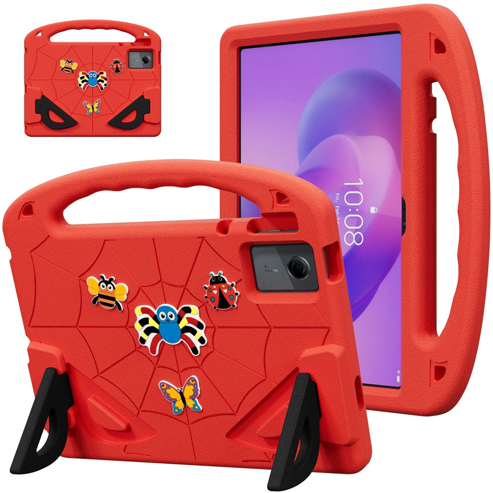 Cartoon Insect Case For Lenovo Tab M11 / Tab K11 Gen 2 / Idea Tab / Xiaoxin Pad 11 2024 , Shockproof EVA Tablet Cover with Handle and Kickstand