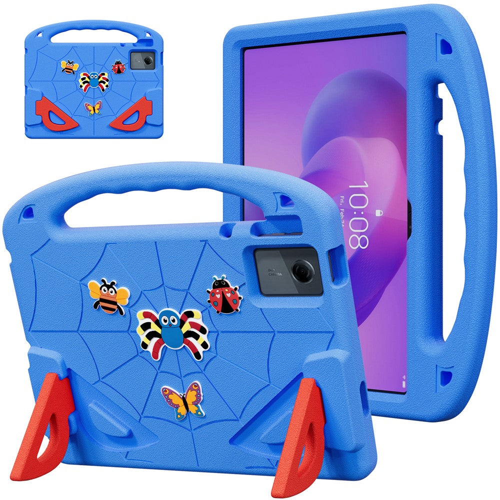 Cartoon Insect Case For Lenovo Tab M11 / Tab K11 Gen 2 / Idea Tab / Xiaoxin Pad 11 2024 , Shockproof EVA Tablet Cover with Handle and Kickstand
