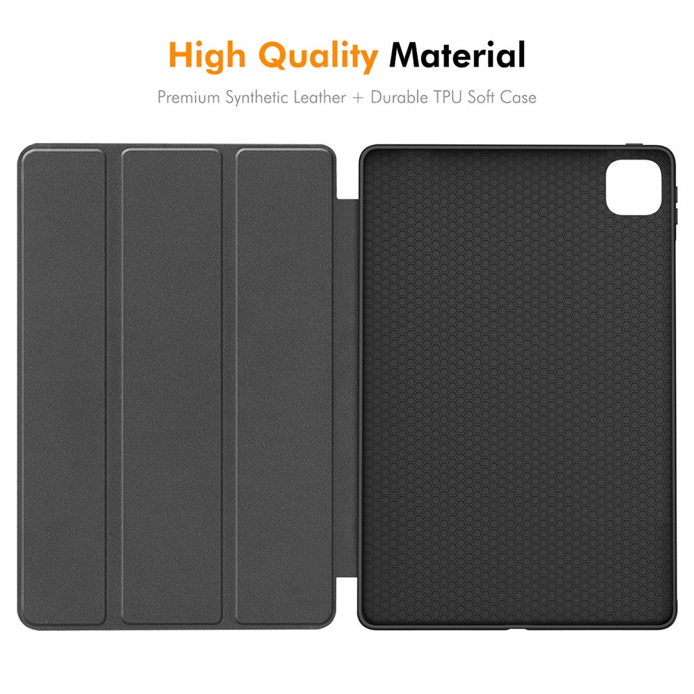 ENKAY HAT PRINCE til Honor MagicPad 4 / MagicPad 3 Pro 12.3 Etui PU Læder + TPU Trefoldigt Stativ Tablet Cover