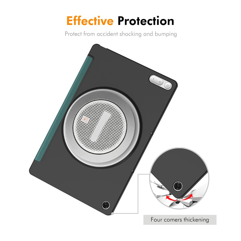 ENKAY HAT PRINCE for Lenovo Tab Plus Gen 2 Protective Case Leather + PC Shockproof Stand Tablet Cover