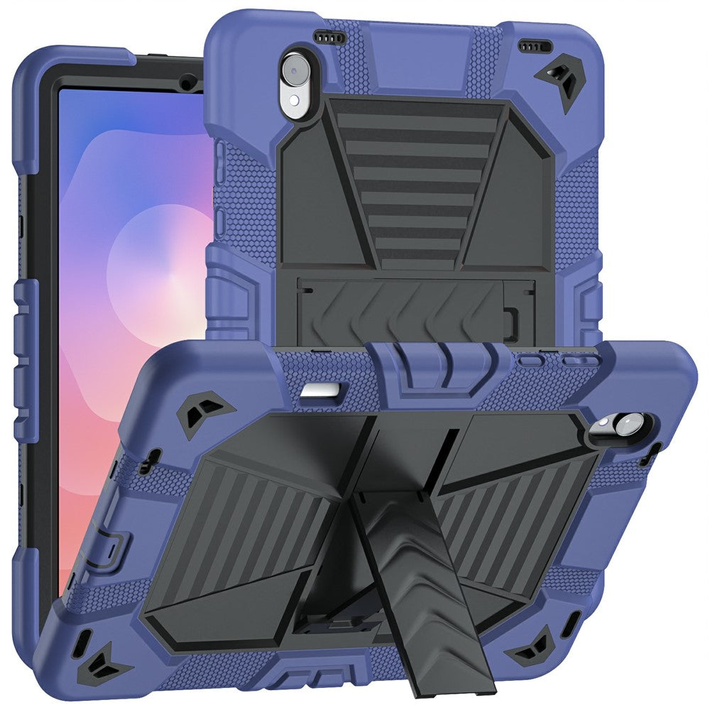 Til Samsung Galaxy Tab S11 Tablet Cover med Støttefod PC + Silikone Stødsikkert Beskyttelsescover