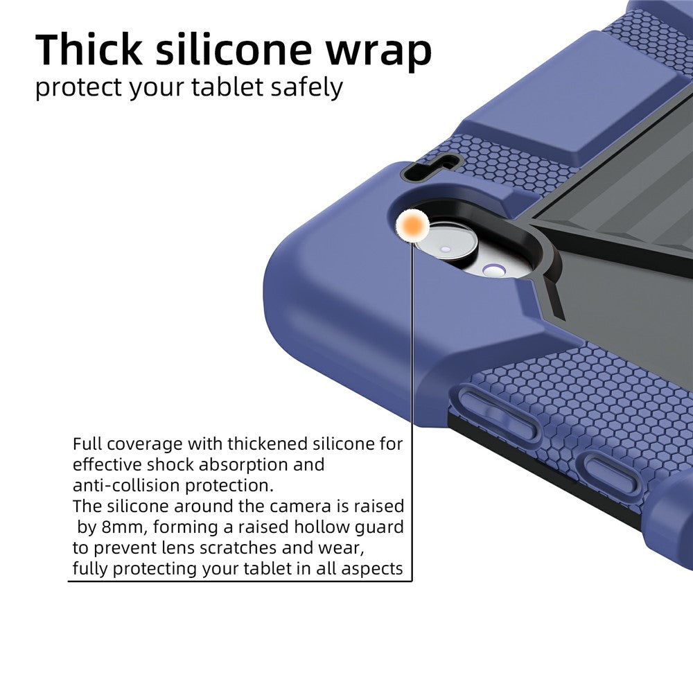 Til Samsung Galaxy Tab S11 Tablet Cover med Støttefod PC + Silikone Stødsikkert Beskyttelsescover