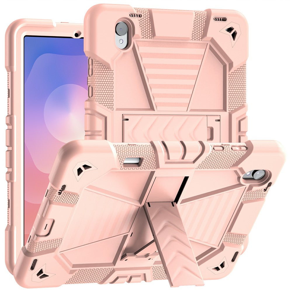Til Samsung Galaxy Tab S11 Tablet Cover med Støttefod PC + Silikone Stødsikkert Beskyttelsescover