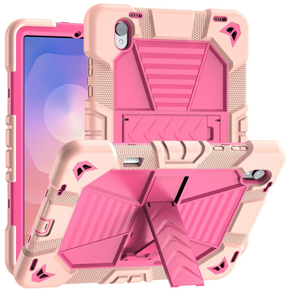 Til Samsung Galaxy Tab S11 Tablet Cover med Støttefod PC + Silikone Stødsikkert Beskyttelsescover
