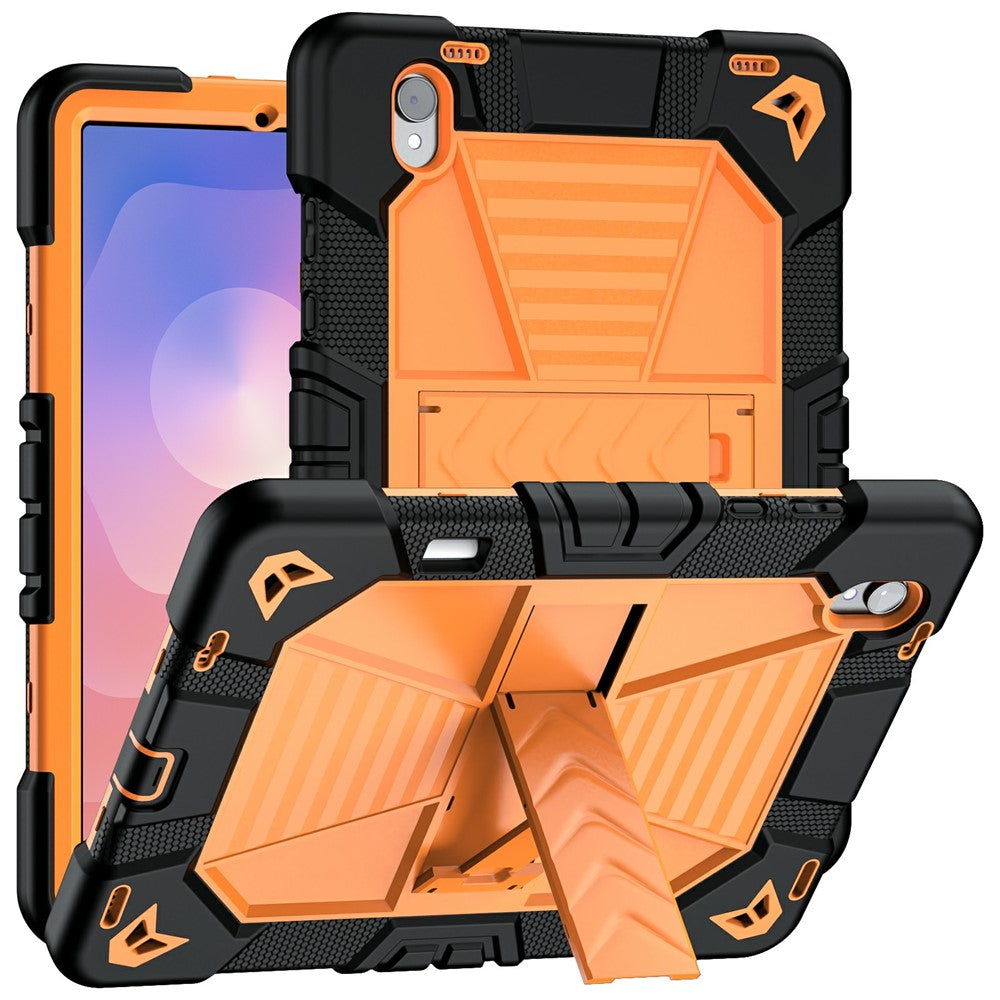 Til Samsung Galaxy Tab S11 Tablet Cover med Støttefod PC + Silikone Stødsikkert Beskyttelsescover