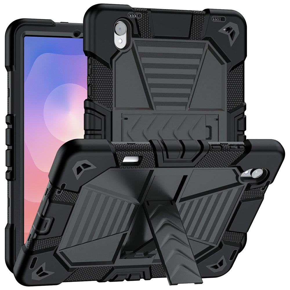 Til Samsung Galaxy Tab S11 Tablet Cover med Støttefod PC + Silikone Stødsikkert Beskyttelsescover