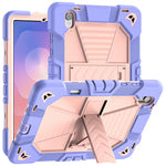 Til Samsung Galaxy Tab S11 Tablet Cover med Støttefod PC + Silikone Stødsikkert Beskyttelsescover