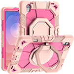 For Samsung Galaxy Tab S11 Case with Hand Grip Kickstand PC + Silicone Tablet Cover