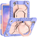 For Samsung Galaxy Tab S11 Case with Hand Grip Kickstand PC + Silicone Tablet Cover