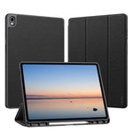 DUX DUCIS for Samsung Galaxy Tab S12+ Case  Domo Series Tri-fold Stand PU Leather Tablet Cover