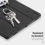 DUX DUCIS for Samsung Galaxy Tab S12+ Case  Domo Series Tri-fold Stand PU Leather Tablet Cover