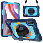 For Xiaomi Redmi Pad 2 11 Case Kickstand PC + Silicone Shockproof Cover with Hand Strap / Shoulder Strap