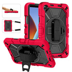 Tablet Case for Xiaomi Redmi Pad 2 SE / Pad 2 9.7 / Poco Pad C1 Kickstand PC + Silicone Shockproof Cover with Hand Strap / Shoulder Strap