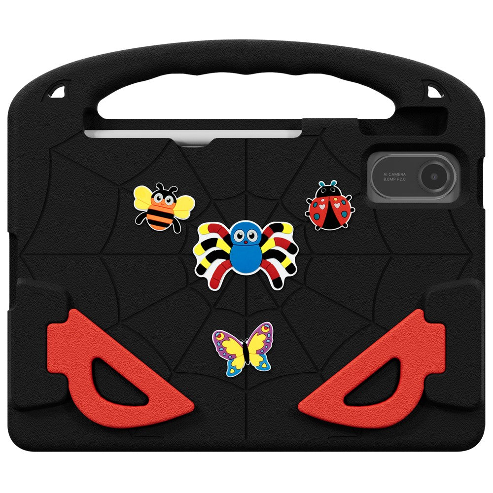 For Xiaomi Redmi Pad SE / Pad 2 11 Case Cartoon Insect Shockproof EVA Tablet Cover with Handle and Kickstand