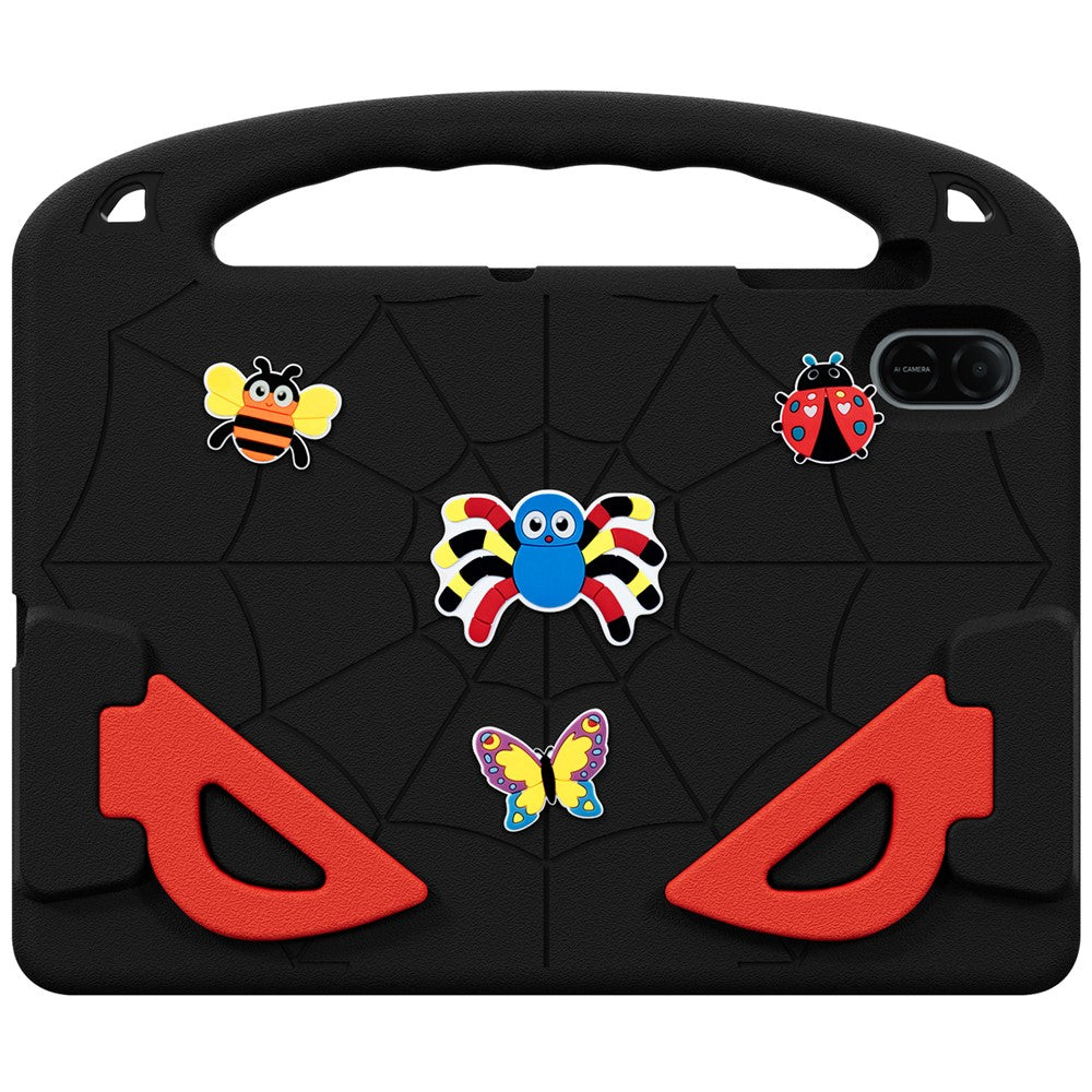 For Honor Pad X9 / Pad X8a / Pad X8b Case Cartoon Insect Shockproof EVA Tablet Cover with Handle and Kickstand