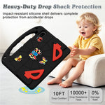 For Honor Pad X9 / Pad X8a / Pad X8b Case Cartoon Insect Shockproof EVA Tablet Cover with Handle and Kickstand